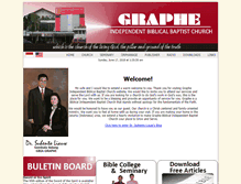 Tablet Screenshot of graphe-ministry.org